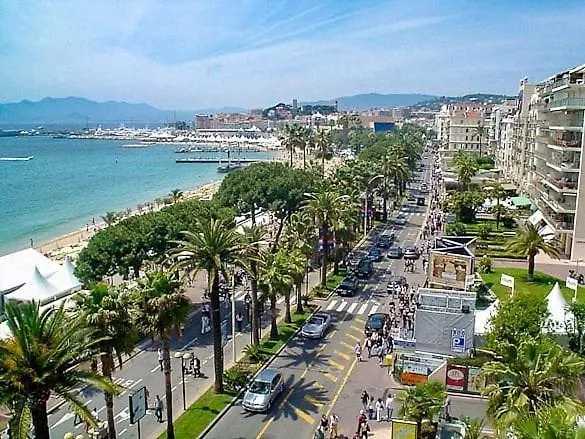 Lägenhet Luxury Appartment With Terrace And Side Sea View Cannes